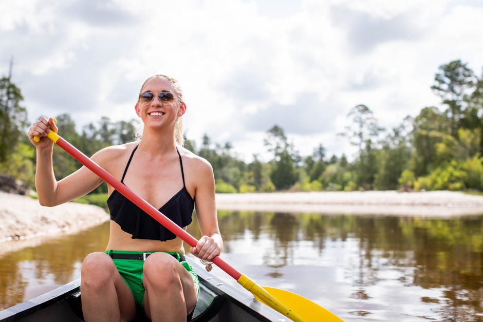 Canoeing and kayaking in the Blackwater River are among many types of recreation available in Santa Rosa County.