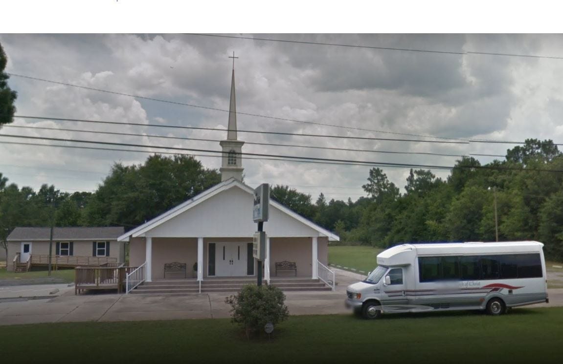 Pace Church of Christ’s new 5,500-square-foot building will serve as additional classroom space and a fellowship hall. It will include an expanded kitchen area and a section for preschool/nursery classes. [Google Maps | Special to the Press Gazette]
