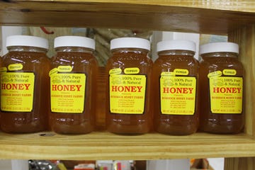 This Bundrick Tupelo honey is available at local farmer’s markets.