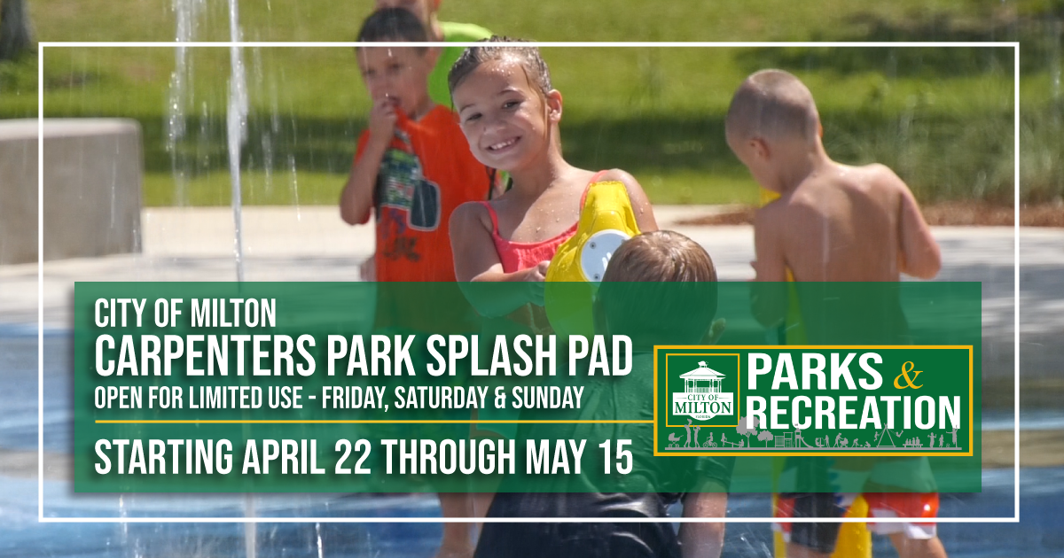 Milton Splash Pad open on a limited basis Santa Rosa Press Gazette