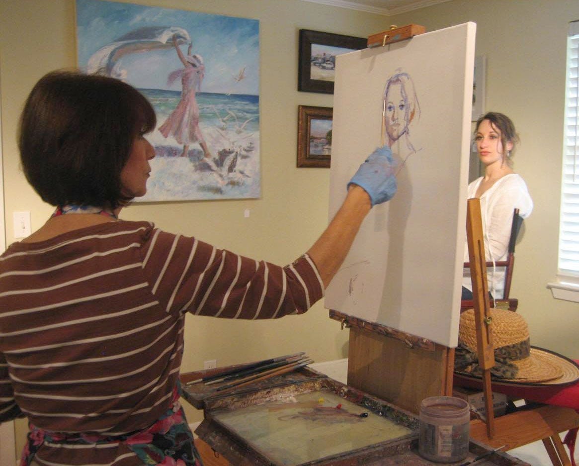 Artist Nina Fritz sets oil painting demonstration | Santa Rosa Press ...