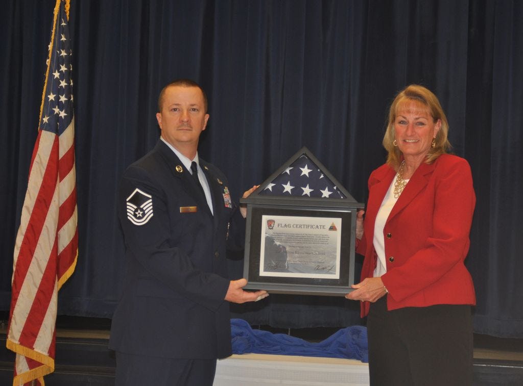 East Milton Elementary receives Combat Flag | Santa Rosa Press Gazette