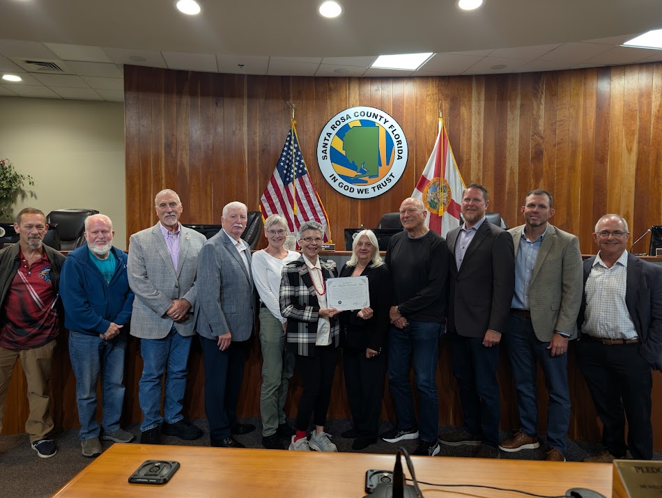 Santa Rosa County Commission honors late environmental advocate Elizabeth Major